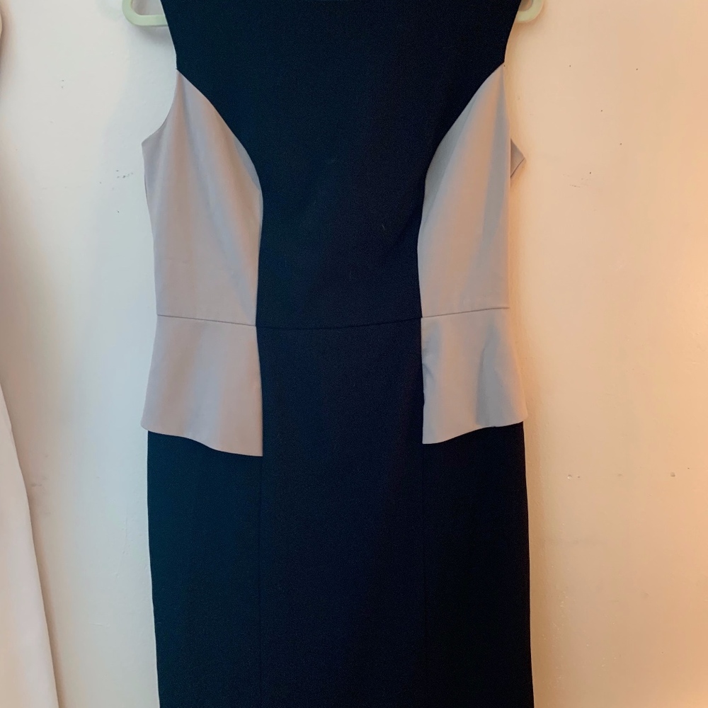 Formal black and tan dress